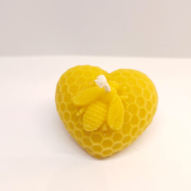 Kerze Bienenherz